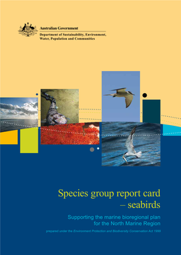 Species Group Report Card