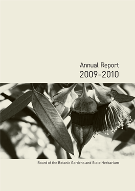 Board of Botanic Gardens and State Herbarium Annual Report 2009-10