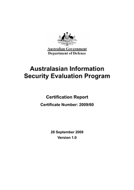 Australasian Information Security Evaluation Program