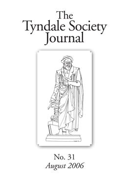 Tyndale Society Journal