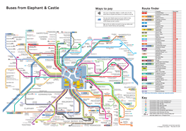 Buses from Elephant & Castle