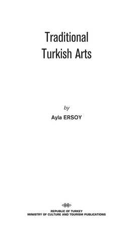 Traditional Turkish Arts