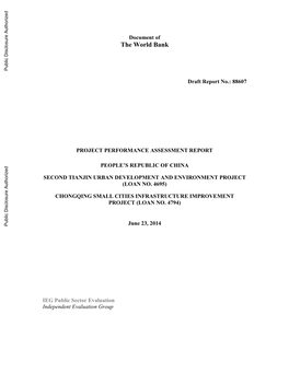 World Bank Document