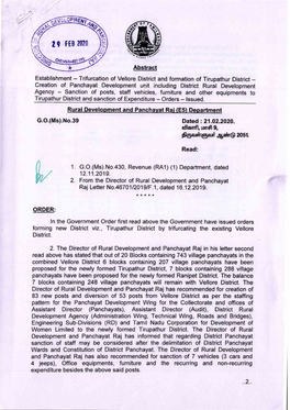 Assistant Director (Audit), District Rural 4 Jeeps), Office Equipments, Furniture and the Recur
