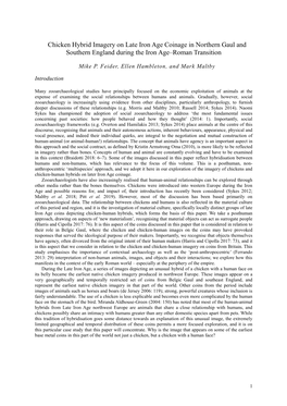 Chicken Hybrid Imagery on Late Iron Age Coinage in Northern Gaul and Southern England During the Iron Age–Roman Transition