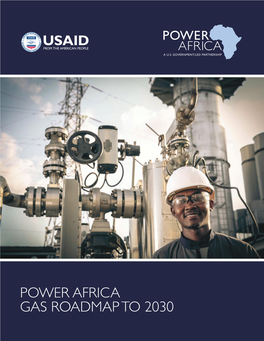 POWER AFRICA GAS ROADMAP to 2030 ACKNOWLEDGEMENT Many Individuals and Organizations Contributed to the Development of This Power Africa Gas Roadmap