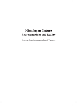 Himalayan Nature Representations and Reality