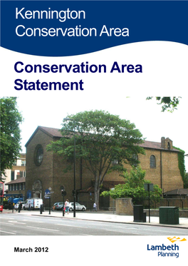 Kennington Conservation Area Statement 2012 Conservation Area