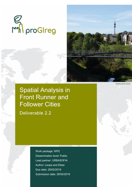 Spatial Analysis in Front Runner and Follower Cities Deliverable 2.2