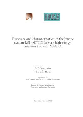 Discovery and Characterization of the Binary System LSI +61303 in Very