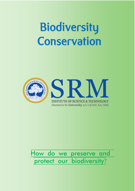 Biodiversity Conservation