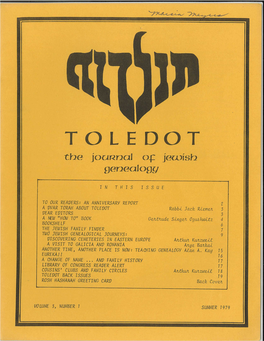 Toledot-Vol-3-No-1-Summer-1979.Pdf