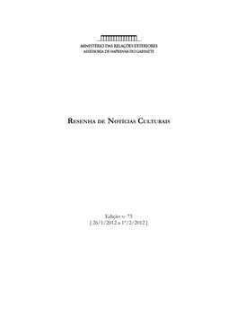 Assessoria De Imprensa Do Gabinete