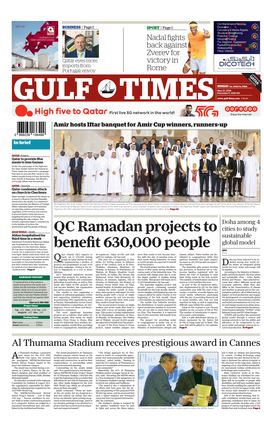 QC Ramadan Projects to Benefit 630,000 People