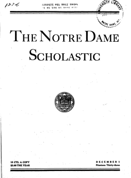 Notre Dame Scholastic, Vol. 67, No. 10