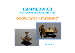 Hammerwich Neighbourhood Plan Consultation Statement