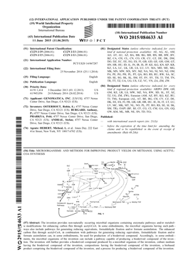 WO 2015/084633 Al 11 June 2015 (11.06.2015) P O P C T