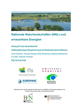 (NNL) Und Erneuerbare Energien, Anhang II.5, Fallbeispielanalyse