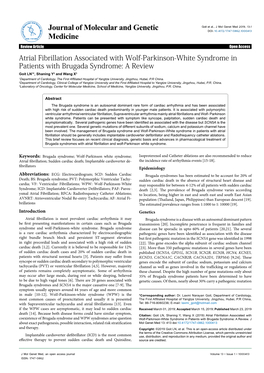 Atrial Fibrillation Associated with Wolf-Parkinson-White Syndrome in Patients with Brugada Syndrome: a Review