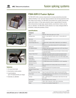 Fusion Splicing Systems