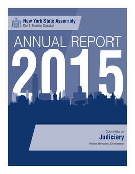 Judiciary Helene Weinstein, Chairperson the ASSEMBLY STATE of NEW YORK ALBANY