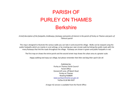 PARISH of PURLEY on THAMES Berkshire