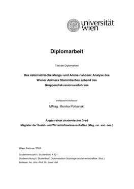 Diplomarbeit