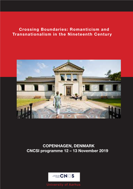 Crossing Boundaries: Romanticism and Transnationalism in the Nineteenth Century