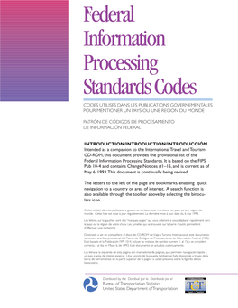 Federal Information Processing Codes (FIPS)