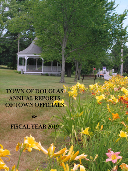 TOWN of DOUGLAS ANNUAL REPORTS of TOWN OFFICIALS B