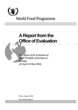 A Report from the Office of Evaluation