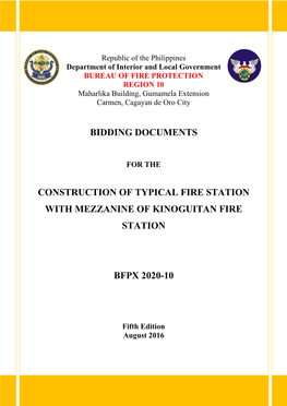 Bidding Documents Construction of Typical