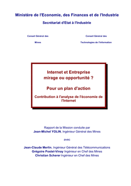 Internet Et Entreprise Mirage Ou Opportunité ?