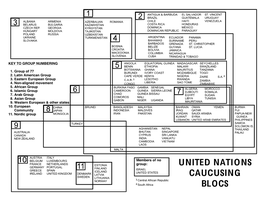 United Nations Caucusing Blocs