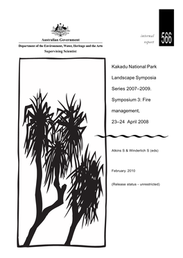 Kakadu National Park Landscape Symposia Series 2007–2009