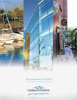 Investment Profile of the City of Charlottetown