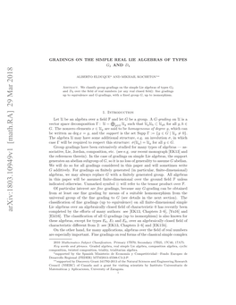 Gradings on the Simple Real Lie Algebras of Types $ G 2 $ and $ D 4$