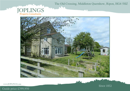 The Old Crossing, Middleton Quernhow, Ripon, HG4 5HZ Guide Price £399,950