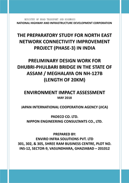 (Phase-3) in India Preliminary Design Work for Dh