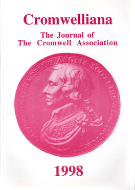 Cromwelliana the Journal of the Cromwell Association