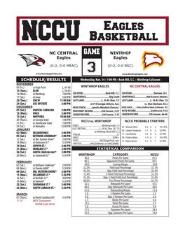 NCCU Eagles Basketball