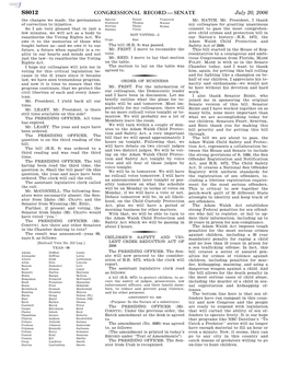 Congressional Record—Senate S8012