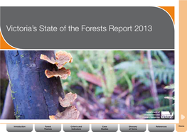 Victoria's State of the Forests Report 2013