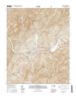 USGS 7.5-Minute Image Map for Bryson City, North Carolina