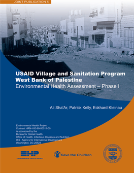 USAID Village and Sanitation Program West Bank of Palestine
