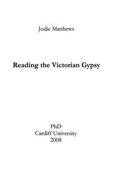 Reading the Victorian Gypsy