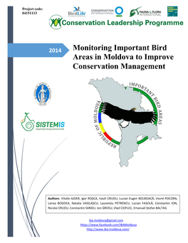 Monitoring Important Bird Areas in Moldova to Improve Conservation Management