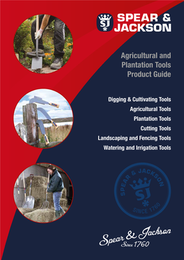 Agricultural and Plantation Tools Product Guide