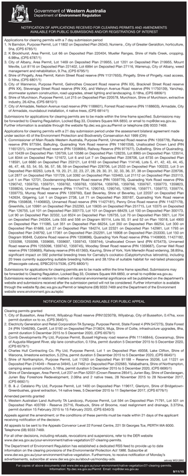 Government of Western Australia Department of Environment Regulation