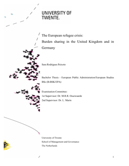 The European Refugee Crisis: Burden Sharing in the United Kingdom and in Germany